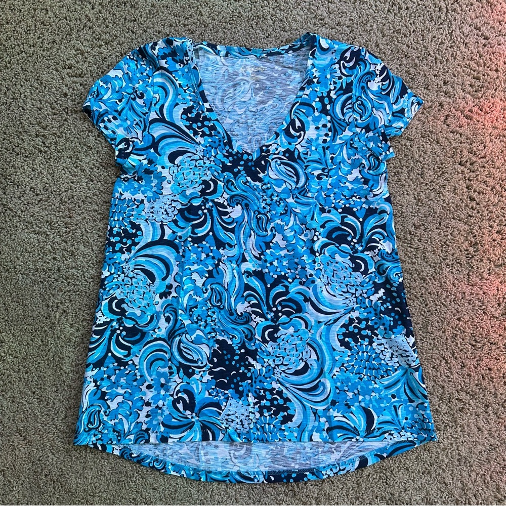 Lilly Pulitzer Etta top - Mermazing